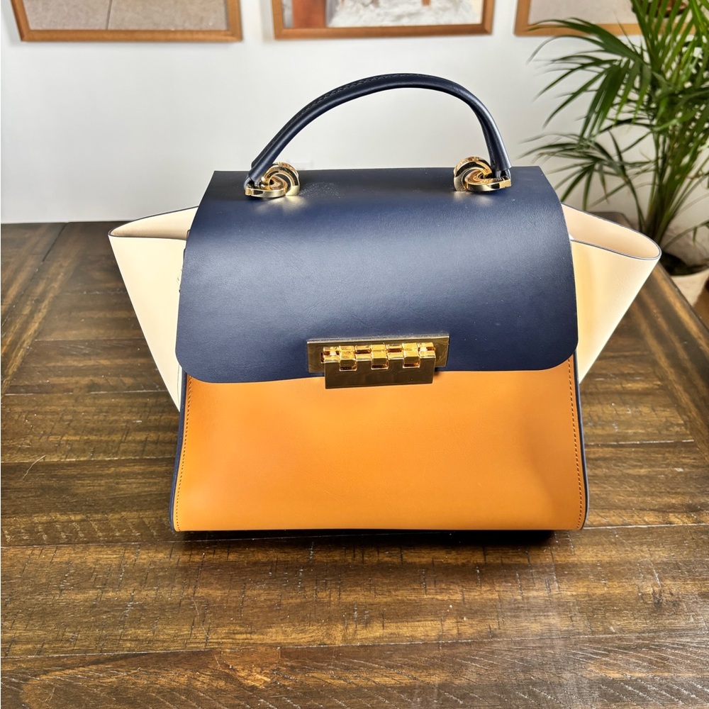 Zac Posen Elegant Two-Tone Handbag